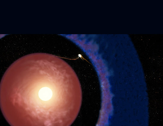 This artist’s illustration depicts Elias 2-24 b, the youngest exoplanet detected to date, still growing within the disk of gas and dust surrounding its young host star. Material from the disk is actively accreting onto the Jupiter-mass planet, which sits within a prominent gap in the disk, supporting the leading theory of giant planet formation.